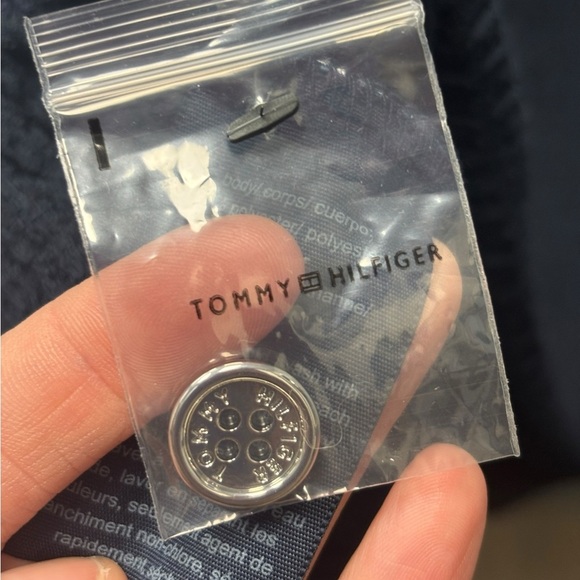 NWT Tommy Hilfiger Sky Captain Blue W’s L Buttoned Midi Sundress - Picture 6 of 9